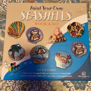 NWT Paint Your Own Seashells Book and Kit